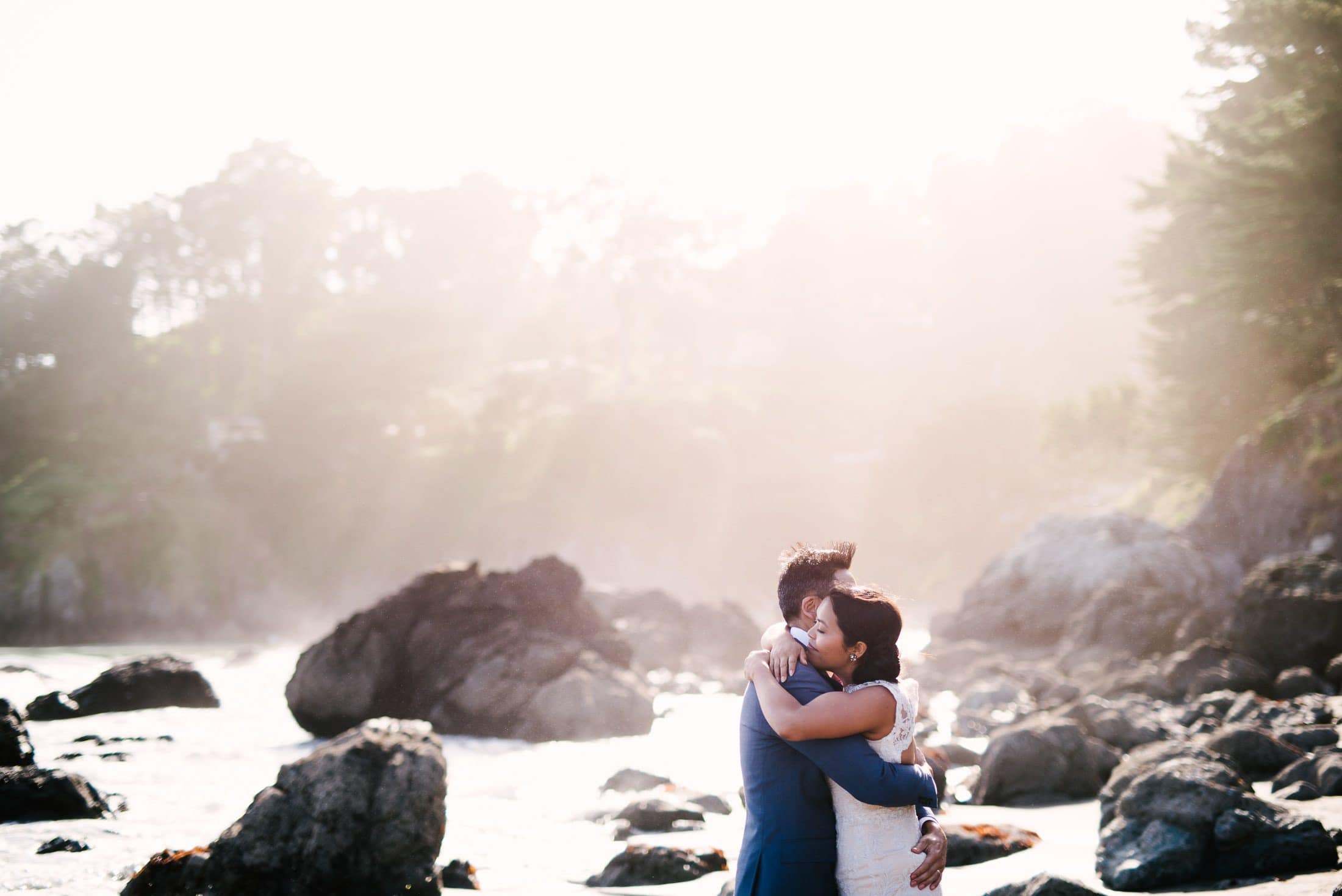Muir Beach Wedding Portrait