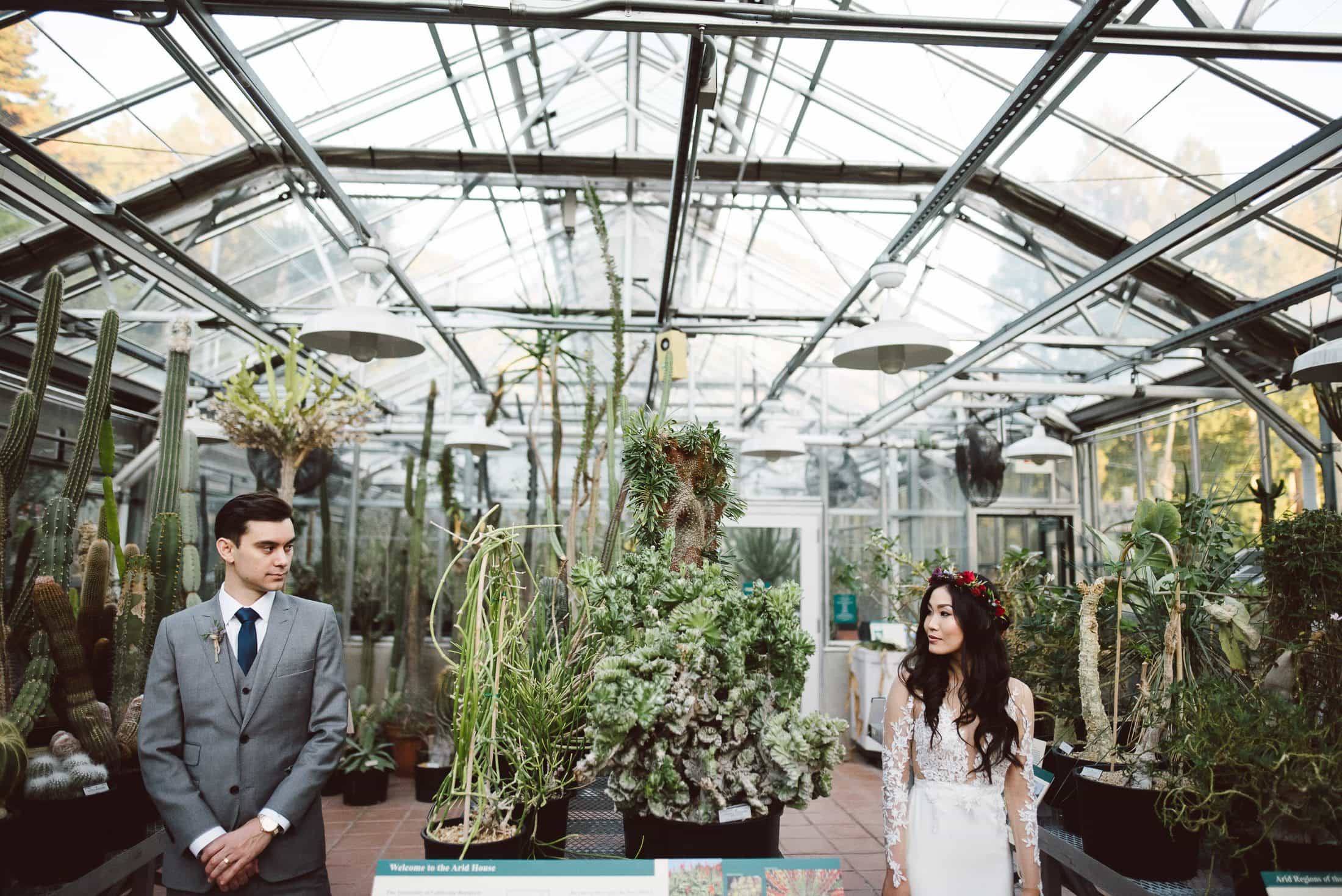 Berkeley Botanical Garden Wedding Cactus Garden