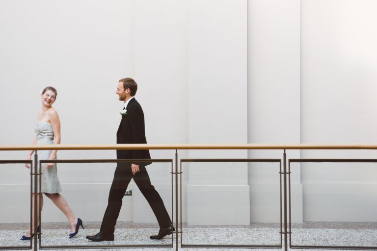 Ferry Building Wedding Portrait