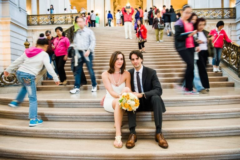Sweet San Francisco City Hall Wedding