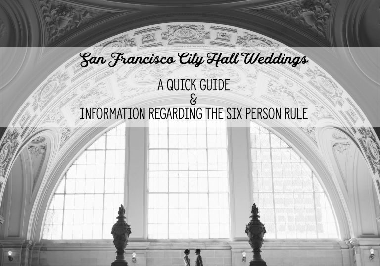 Tips for Getting Married at  San Francisco City Hall