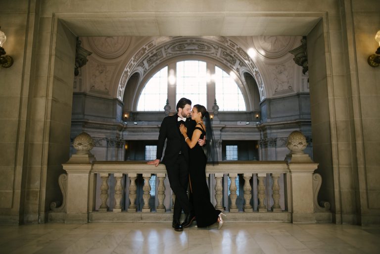 A Tim Burton Inspired SF City Hall Elopement