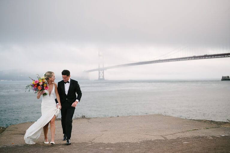 Kate & Andy’s Presidio Yacht Club Wedding at the Travis Marina